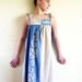 70s sundress - mexican color block dress- vintage dress 1970s sun dress