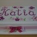 Personalized Musical Jewelry Box- Fuschia/ Hot pink Flower Girl , Birthday ,Communion , Christening, Newborn Gift