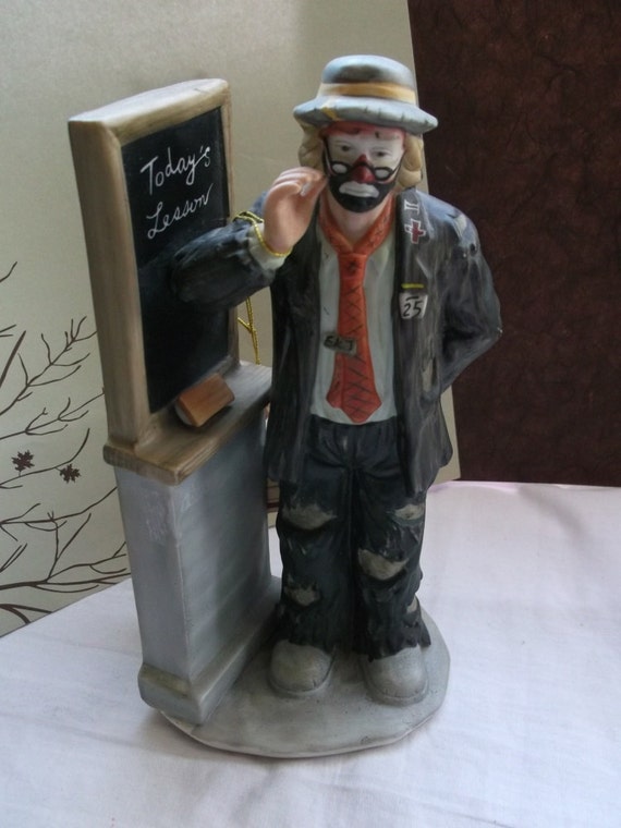 Rare Emmett Kelly Jr Figurine by Flambro