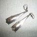 Earrings - Vintage 925 Sterling Silver Dangle Earrings