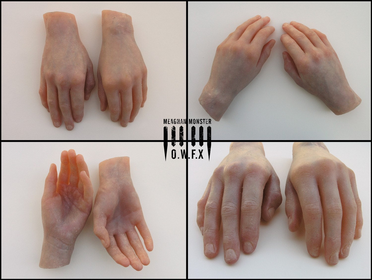 Silicone Severed Hands by OpenWoundFX on Etsy