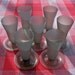 TUPPERWARE PARFAIT GLASSES, Plastic, Set of 4, Jello 1-2-3, Vintage Housewares, Kitchen
