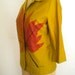 It's Fall Large Maple Leaf VERA NEUMANN 1960's Polished Cotton Autumn Blouse
