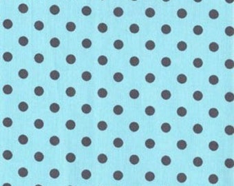 RESERVED Listing for Amanda - Dumb Dot in Sea - 5 3/4 Yards - Michael Miller Fabric
