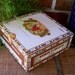 Cigar Box, Romeo y Julieta Churchill Cigar Boxes, Craft Box, Storage Box