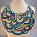 Pucci Fashion Inspired Bib Necklace - Reserved