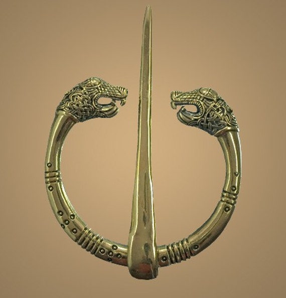 Items Similar To Oseberg Ring Cloak Pin Bronze Viking Brooch Replica