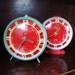 Vintage Russian mechanical alarm clock Jantar from Soviet Union