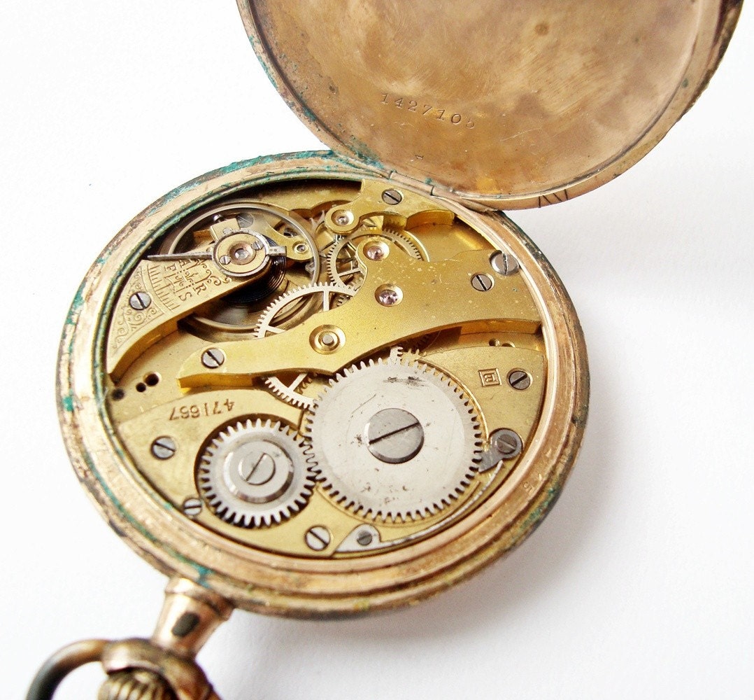 Antique Swiss pocket watch by Borel Fils Cie circa 1900 RARE