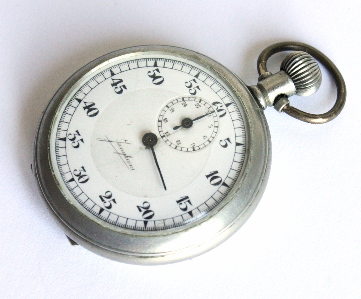 WW2 German Junghans Stopwatch chronometer was used Luftwaffe