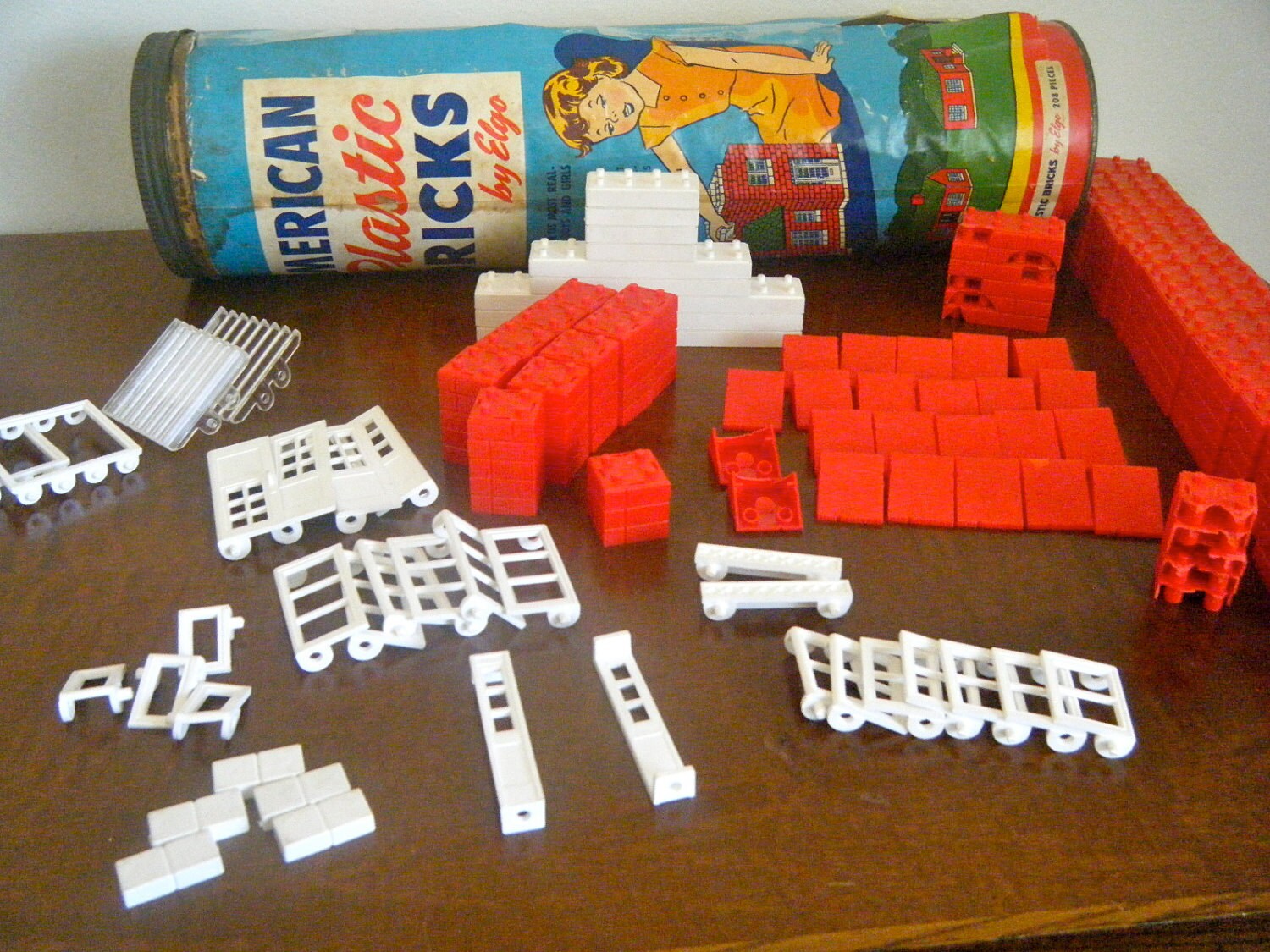 American Plastic Bricks by Elgo Original Package 1950s 202