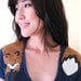Wrapped Fox T-shirt in Navy, Size Medium
