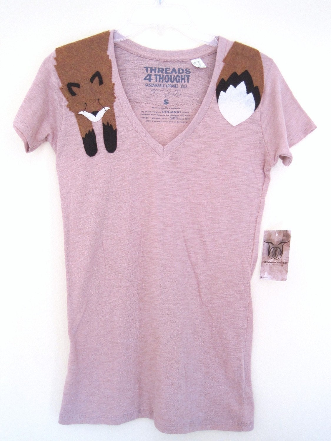 dusty rose color t shirt