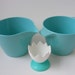 Vintage Melmac Cream and Sugar Set Turquoise