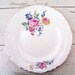Vintage Dinner Plate Hazel Pattern Scio Pottery Co. Hand Painted Roses White Cottage ECS