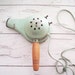 Vintage Blow Dryer Mint Green Hair Dryer Hand Held Handy Hannah Brand