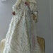 Beautiful Vintage H.C. Accents Bunny made with Vintage Chenille and Post card Dated 1914