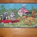 1940's Pluto, Thumper & Flower Disney Rug - Rare and Vibrant
