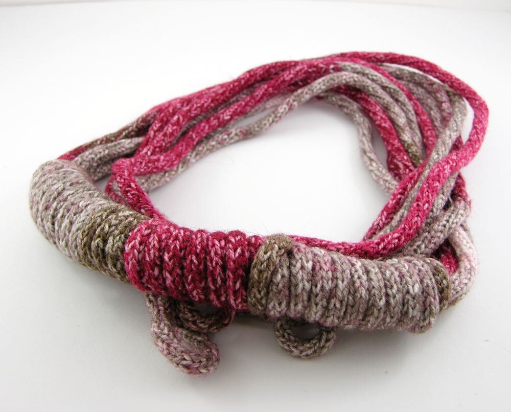 Scarf necklace loops infinity scarf neck warmer tricot