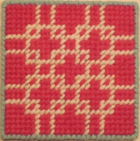 Needlepoint Coaster Kit For Beginners In by Jennyhenrydesigns