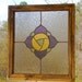 Stained Glass Panel - Victorian Inspired Poppy, Pastel