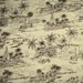 Toile-Tropical Breeze-sailboats, palm trees huts in a caribbean setting
