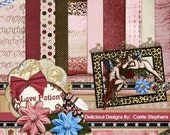 75% Off Sale! Product Retirement - Love Potion Digital Scrapbook Kit - Papers & Embellishments - Romantic Valentine Il_170x135