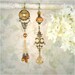 Hot Buttered Rum - Asymmetric Asymmetrical Mismatch Earrings, Unique Autumn Earrings, Fall Wedding, Bohemian, Rustic Honey Amber Citrine