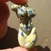 Panthera Goddess- Lampwork Sculpture Bead- SRA