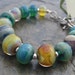 Multicolor Lampwork Bracelet 188 "All In Good Fun "
