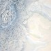 Blue Painting, watercolor, ice "St Mary's Glacier" original fine art