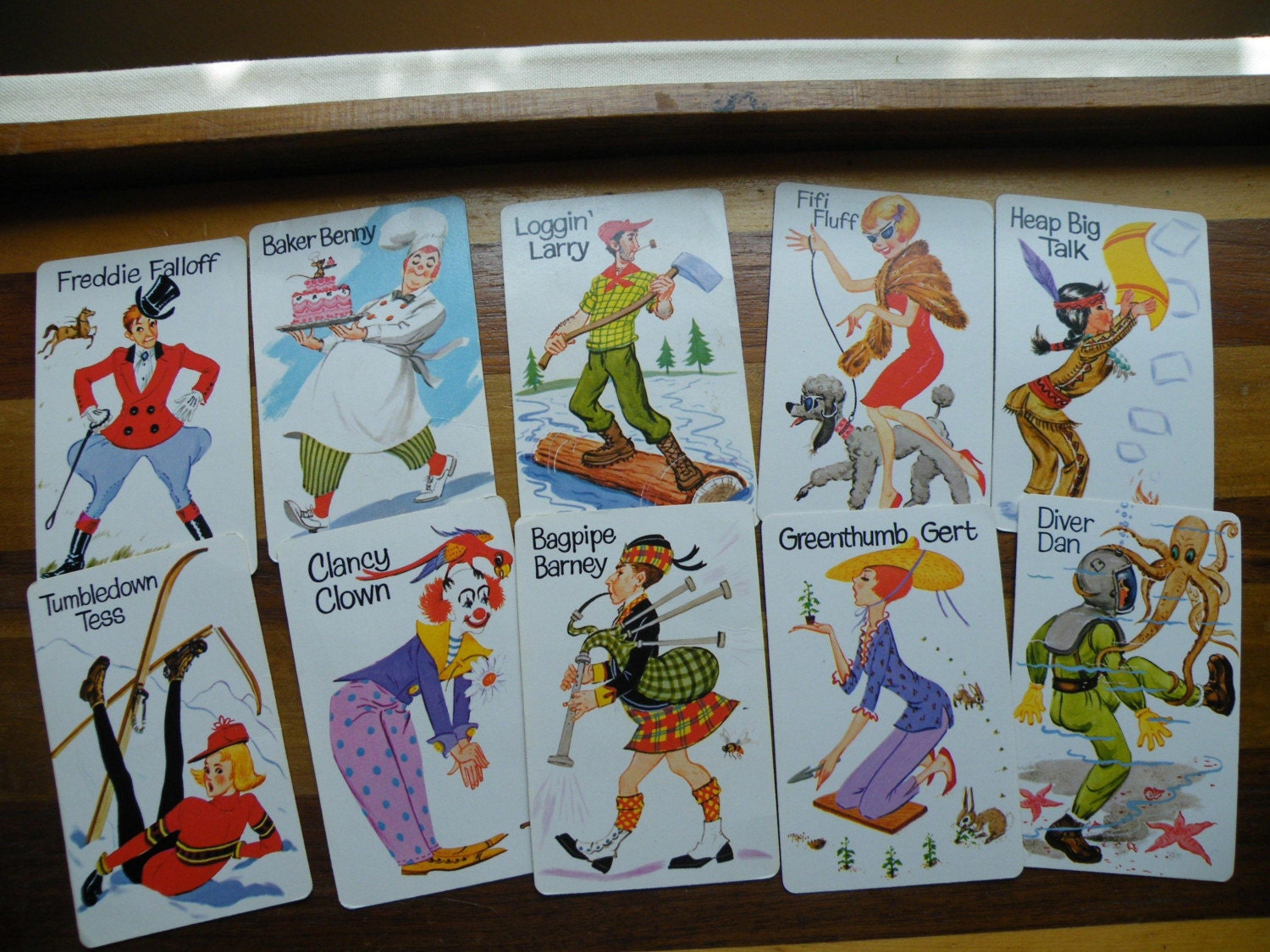 monster old maid cards