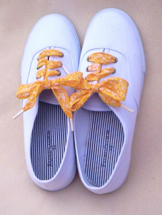 floral shoe laces