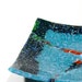 Fused Glass Platter OOAK Blue Green Red 12 Inches Sculpture Murrini