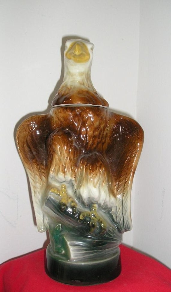 JIM BEAM BALD EAGLE WHISKEY DECANTER