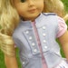 Pink & Lavendar Spring Outfit For American Girl Or Similar 18-Inch Dolls