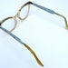 HALF OFF Sale Vintage 1950s Silver Rhinestone Cat Eye Glasses