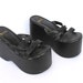 Vintage Distressed 90s Platform Shoes Base For Bottoms of Your Design
