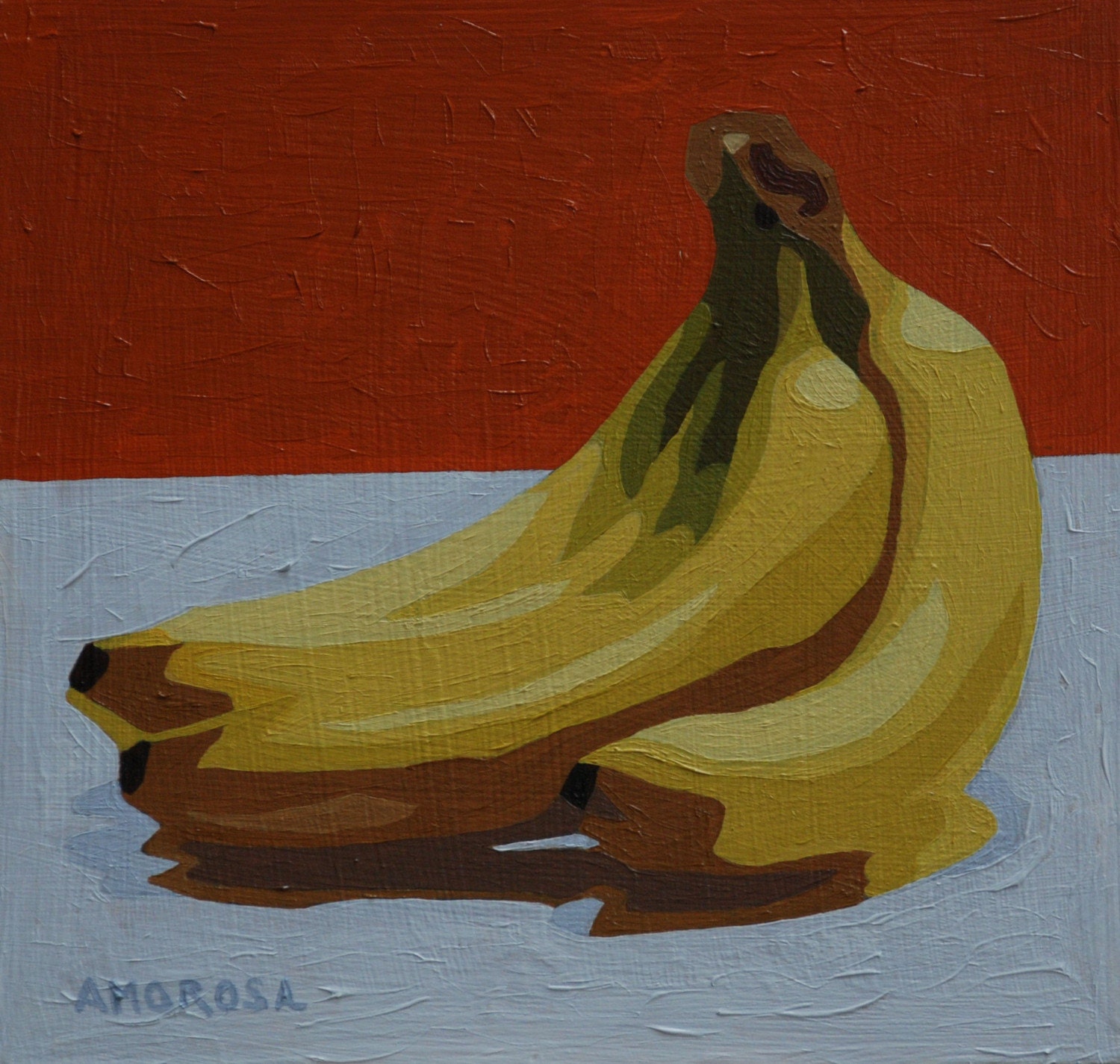 Amorosa Original Oil Painting Banana Bunch