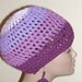Color Me Simple Dreadlocks Tam Purple with Earrings