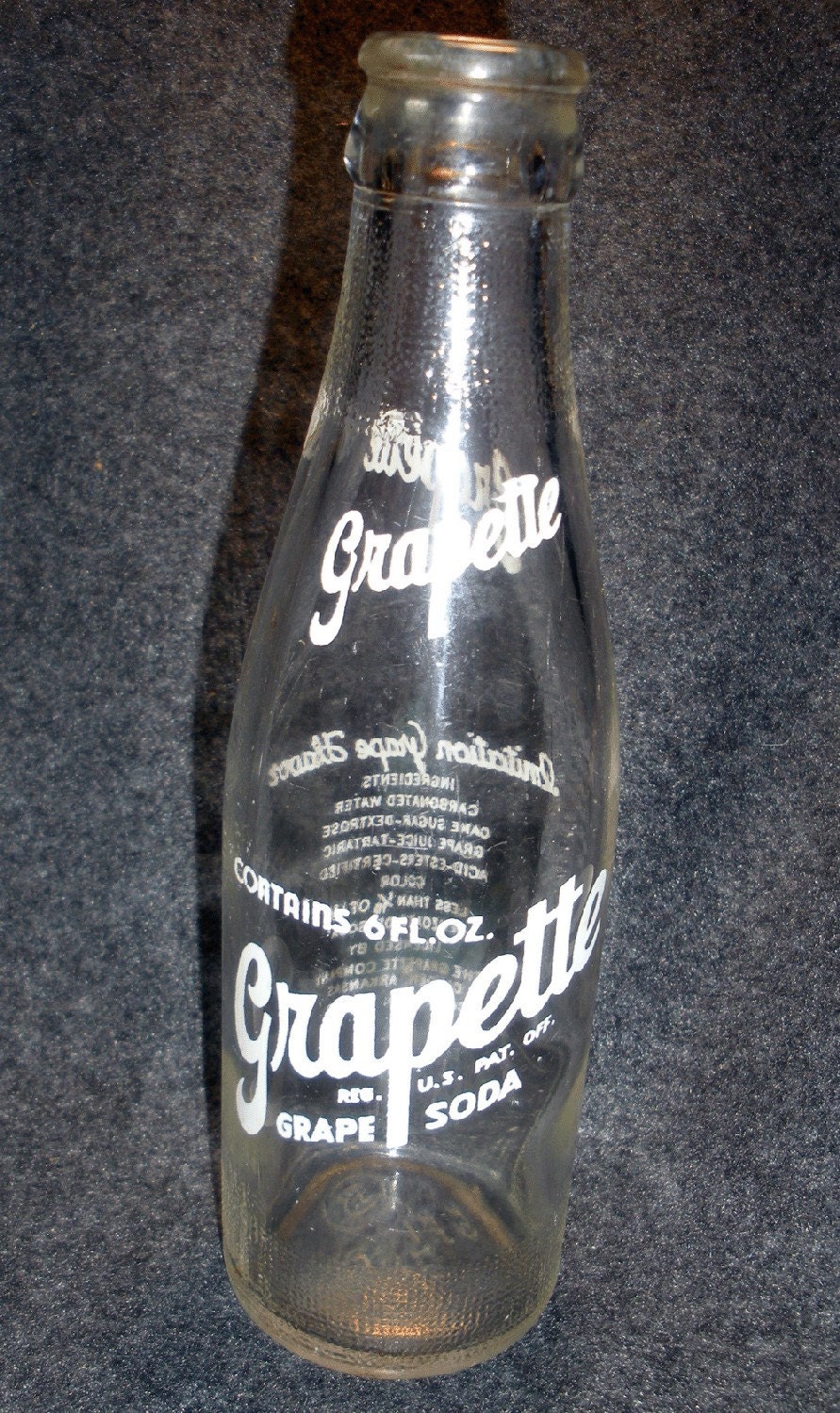 Vintage Grapette Soft Drink Soda Grape Soda 6 By AuntieJeansAttic