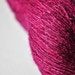 Electric light pink OOAK - Tussah Silk Yarn Lace weight