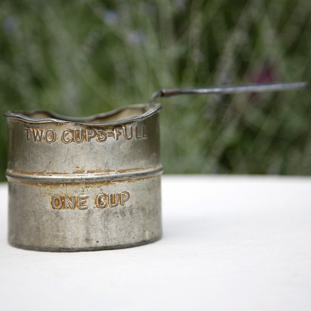 Vintage Aluminum Flour Sifter Shaker