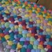 RESERVED for pooja1 Handmade Braided Rug in Pastels from recycled cotton