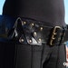 Leather Utility Hip Belt BaG - " MONICA " - BLACK // leather belt with pockets.