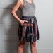 1970s Dark Skirt with Pleats
