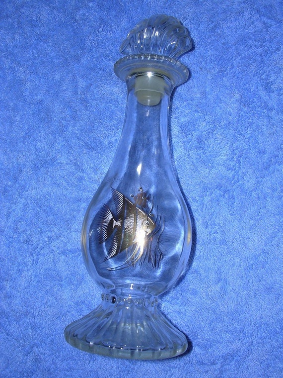 Vintage Avon Bubble Bath Bottle 1970's era Glass