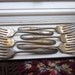 Antique Dessert Salad Fork silverplate Gee-Esco Plate Queen Bertha pattern 1910