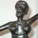 The Dancer, A Joyfully Welded Steel Sculpture by Michael Firkaly