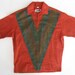 Vintage 50s Two Tone Rockabilly Zip Front Shirt-Jac Mad Men Shirt Small